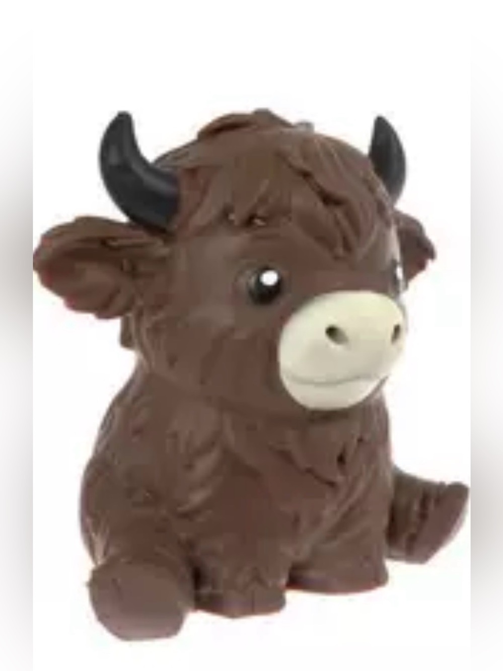 Squishy Highland Cow -5.5”- Dark Brown